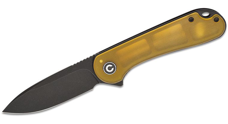 CIVIVI CIVC907A5 ELEMENTUM D2 STEEL BEAD BLASTED ULTEM LINERLOCK FOLDING KNIFE. - SRK KNIVES AND SPORTS INC