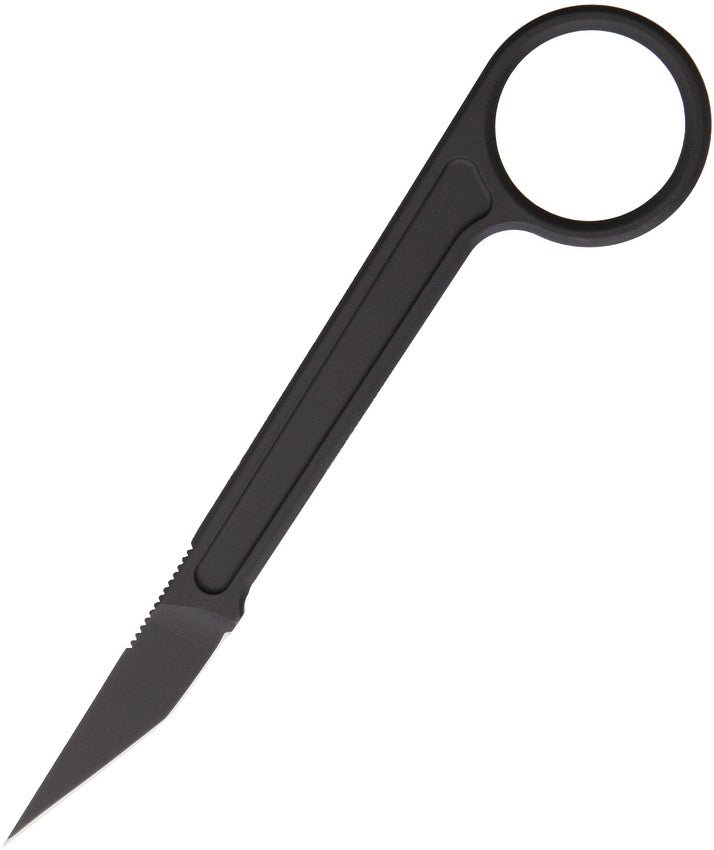BASTINELLI CREATIONS BAS14 PICOEUR BLACK CERAKOTE KNIFE WITH SHEATH - S&R KNIVES INC