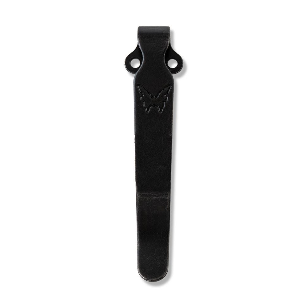 BENCHMADE 100607F DEEP CARRY POCKET CLIP STANDARD BLACK FOR BENCHMADE KNIVES - S&R KNIVES INC