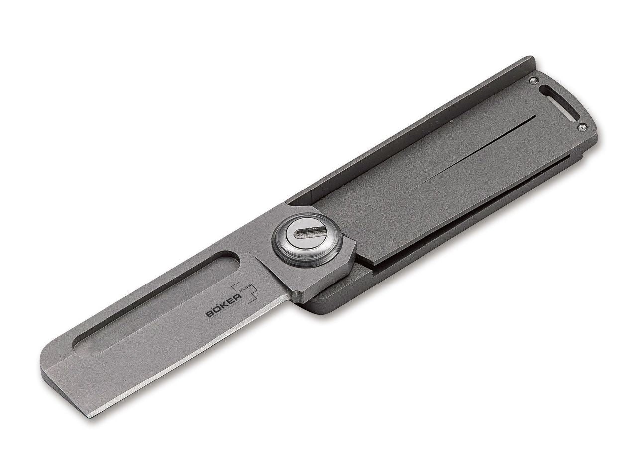 BOKER 01BO264 ROCKET TITAN TI HANDLE COBALT 9CR13COMOV STEEL FOLDING KNIFE - S&R KNIVES INC