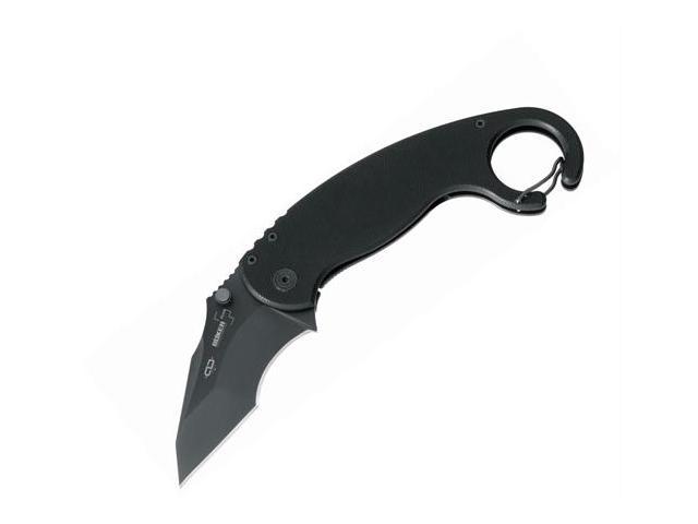 BOKER 01BO580 PLUS CLB CHAD LOS BANOS 440C G10 HANDLE FOLDING KNIFE. - S&R KNIVES INC
