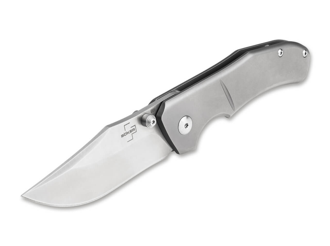 BOKER PLUS 01BO312 JIVE D2 STEEL TI HANDLE BRIAN EFROS FRAMELOCK FOLDING KNIFE. - S&R KNIVES INC
