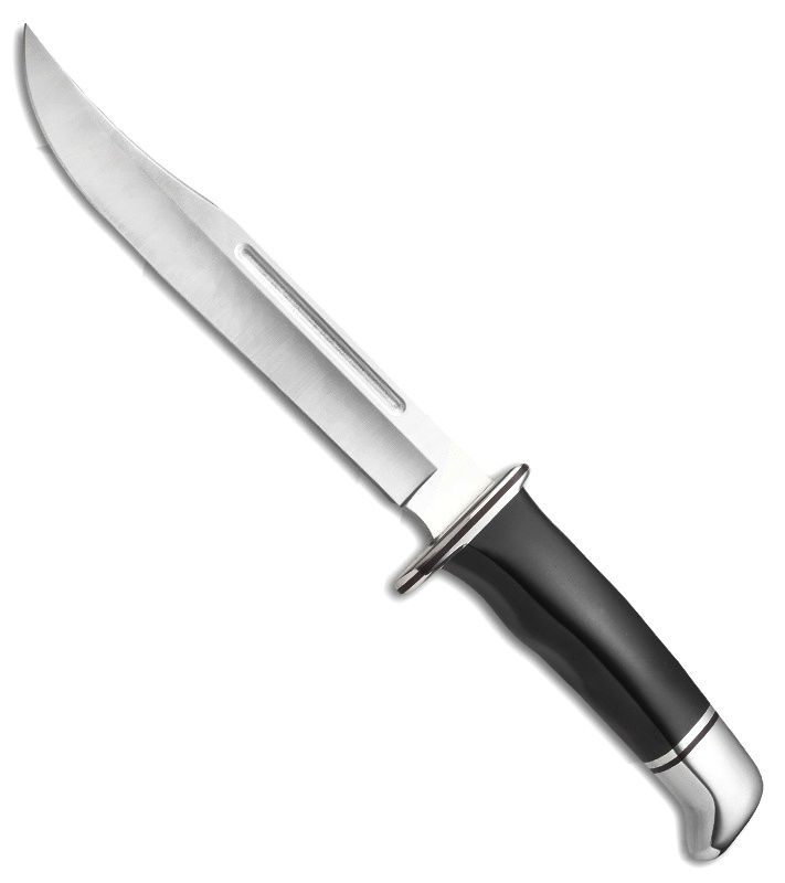 BUCK 120BKS GENERAL PHENOLIC HANDLE FIXED BLADE KNIFE WITH SHEATH - S&R KNIVES INC