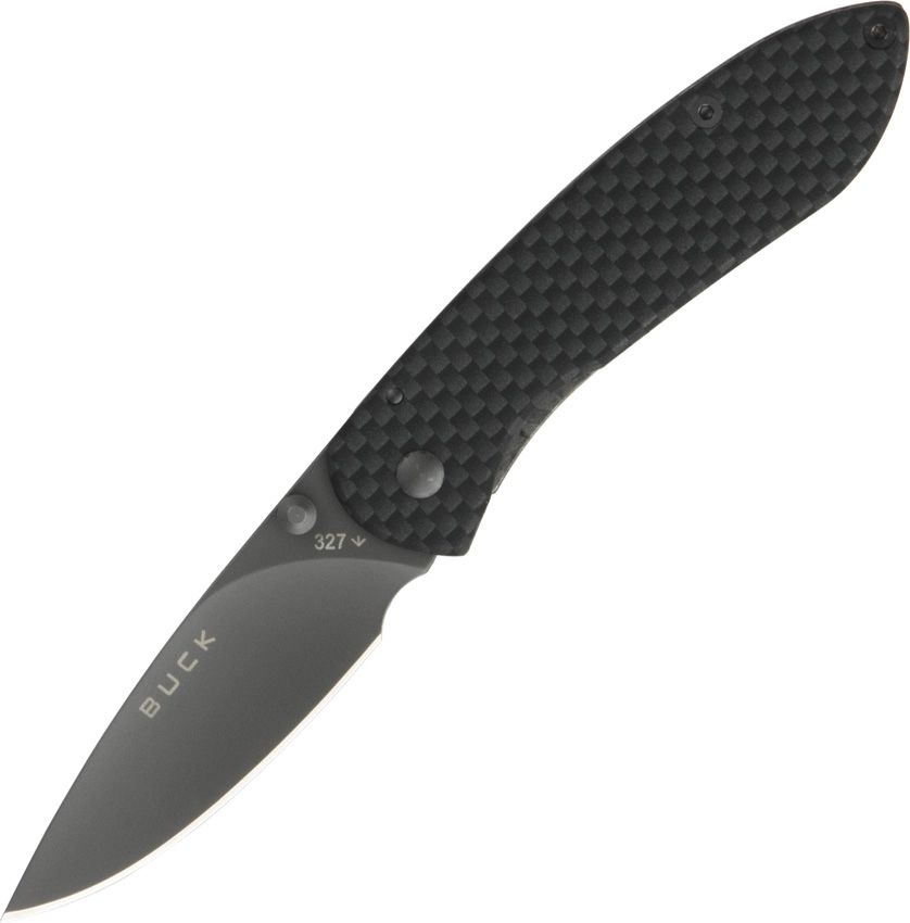 BUCK 327 327CFS NOBLEMAN CARBON FIBRE FOLDING KNIFE - S&R KNIVES INC
