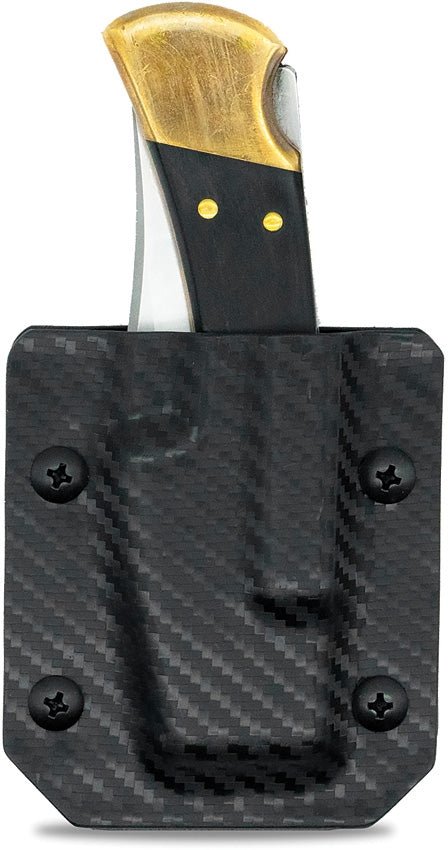 BUCK CLP110BLKCF 110 AND 112 SHEATH BLACK CF KYDEX SHEATH. NOT MADE BY BUCK - S&R KNIVES INC