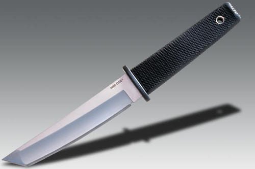 COLD STEEL 17T KOBUN FIXED BLADE TANTO KNIFE WITH SECURE EX SHEATH - S&R KNIVES INC