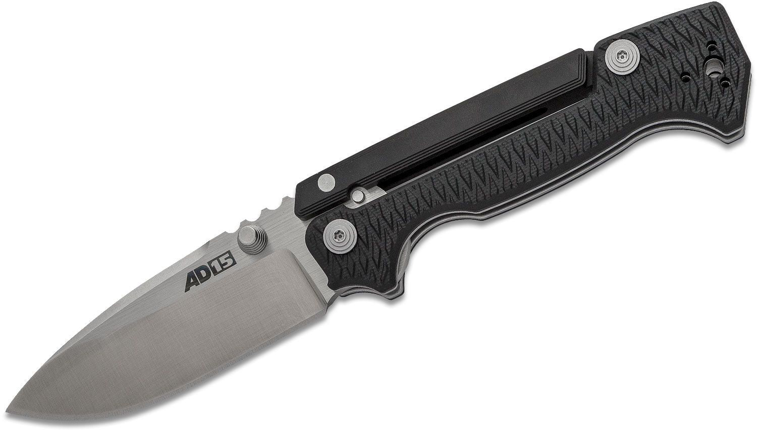 COLD STEEL 58SQB AD - 15 BLACK SCORPION LOCK S35VN BLACK G10 HANDLE FOLDING KNIFE. - S&R KNIVES INC