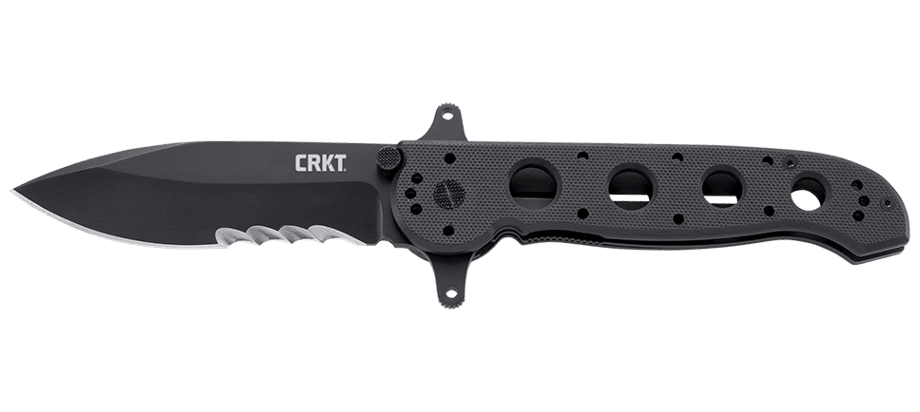 CRKT M21 - 14SFG KIT CARSON SPECIAL FORCES COMBO EDGE FOLDING KNIFE - S&R KNIVES INC