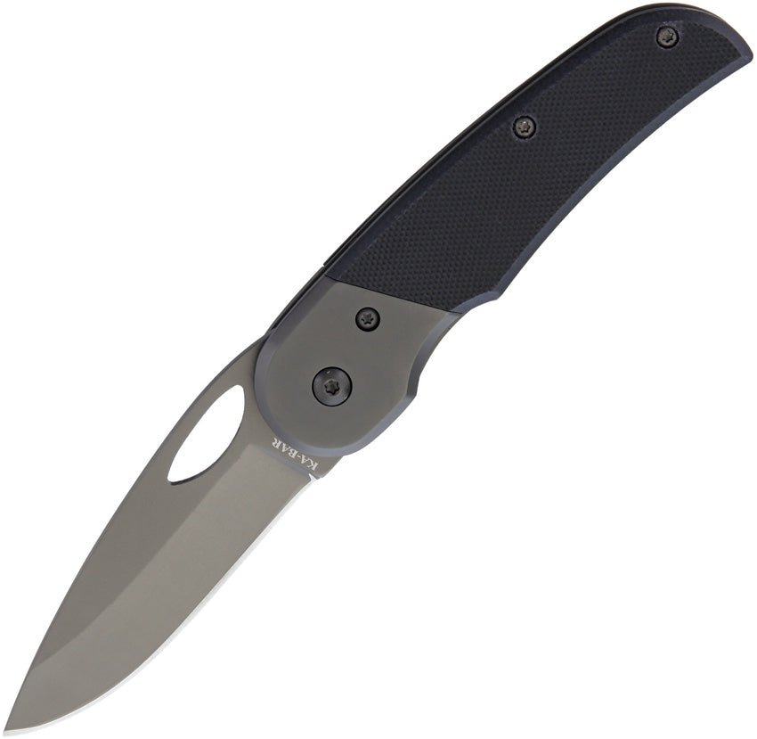 KABAR 3079 TEGU G10 HANDLE PLAIN EDGE FOLDING KNIFE - S&R KNIVES INC