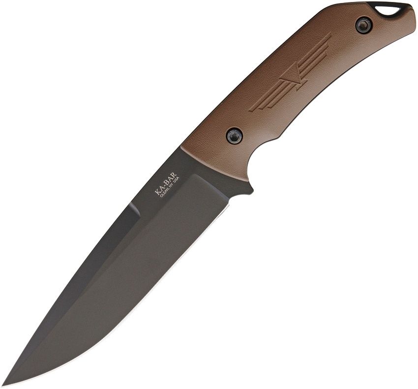 KABAR 7503 JAROSZ TUROK FIXED BLADE KNIFE WITH CELCON SHEATH - S&R KNIVES INC
