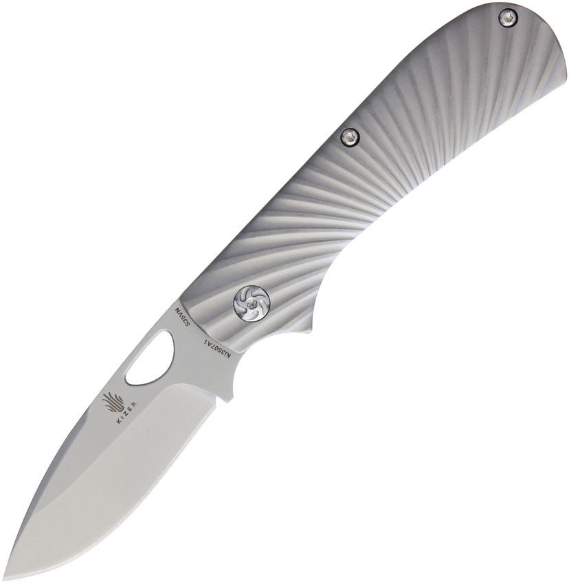 KIZER CUTLERY KI3507 ZIPSLIP SLIPJOINT S35VN BLADE STEEL FOLDING KNIFE. - S&R KNIVES INC