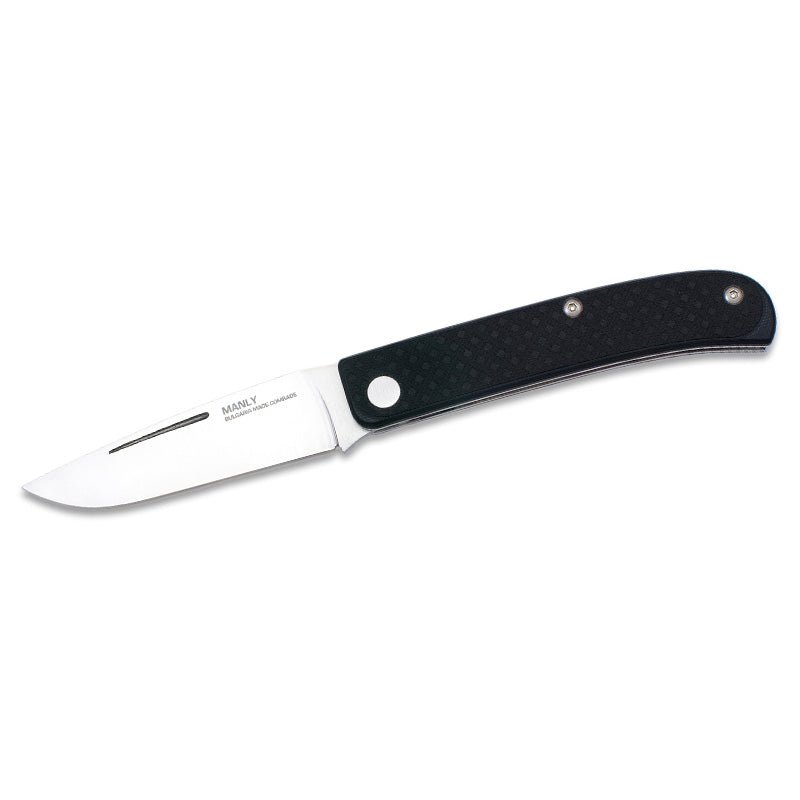 MANLY KNIVES 01ML010 COMRADE CPM - 154 STEEL SLIP JOINT BLACK/ORANGE FOLDING KNIFE - S&R KNIVES INC
