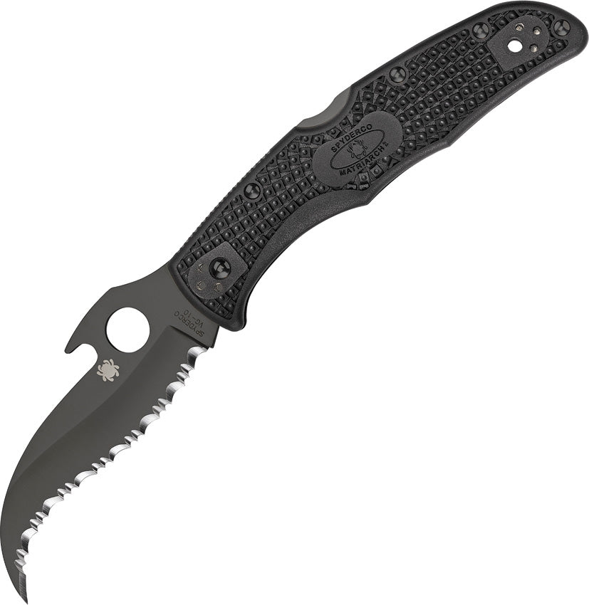 SPYDERCO C12SBBK2W MATRIARCH 2 EMERSON OPENER VG10 FOLDING KNIFE. - S&R KNIVES INC