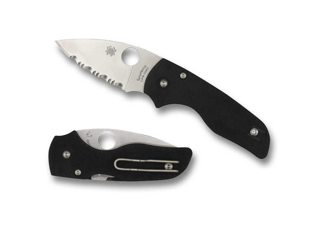 SPYDERCO C230GS LIL NATIVE SPYDEREDGE G10 HANDLE CPM S30V STEEL FOLDING KNIFE. - S&R KNIVES INC