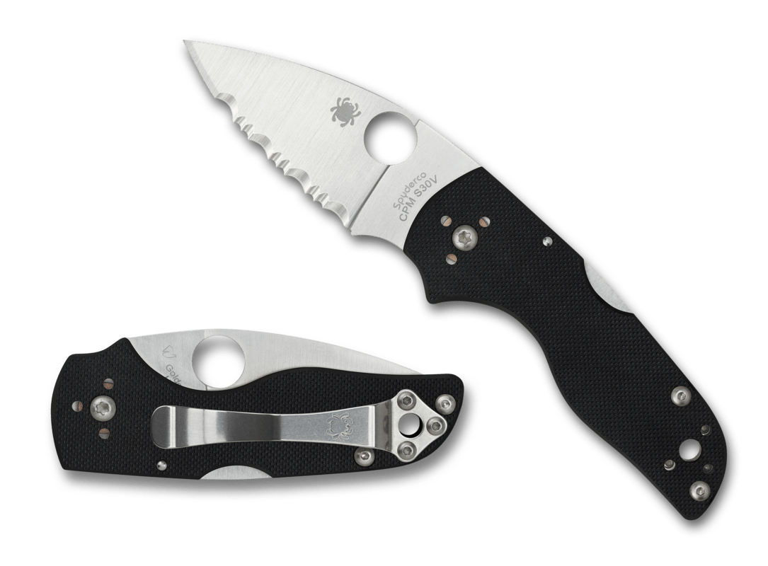 SPYDERCO C230MBGS LIL NATIVE MID LOCK G10 HANDLE CPM S30V STEEL FOLDING KNIFE. - S&R KNIVES INC