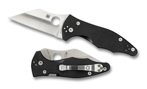 SPYDERCO C85GP2 YOJIMBO 2 FOLDING KNIFE – CPM S30V STEEL – COMPRESSION LOCK – MADE IN USA – PLAIN EDGE G - 10 HANDLE - S&R KNIVES INC