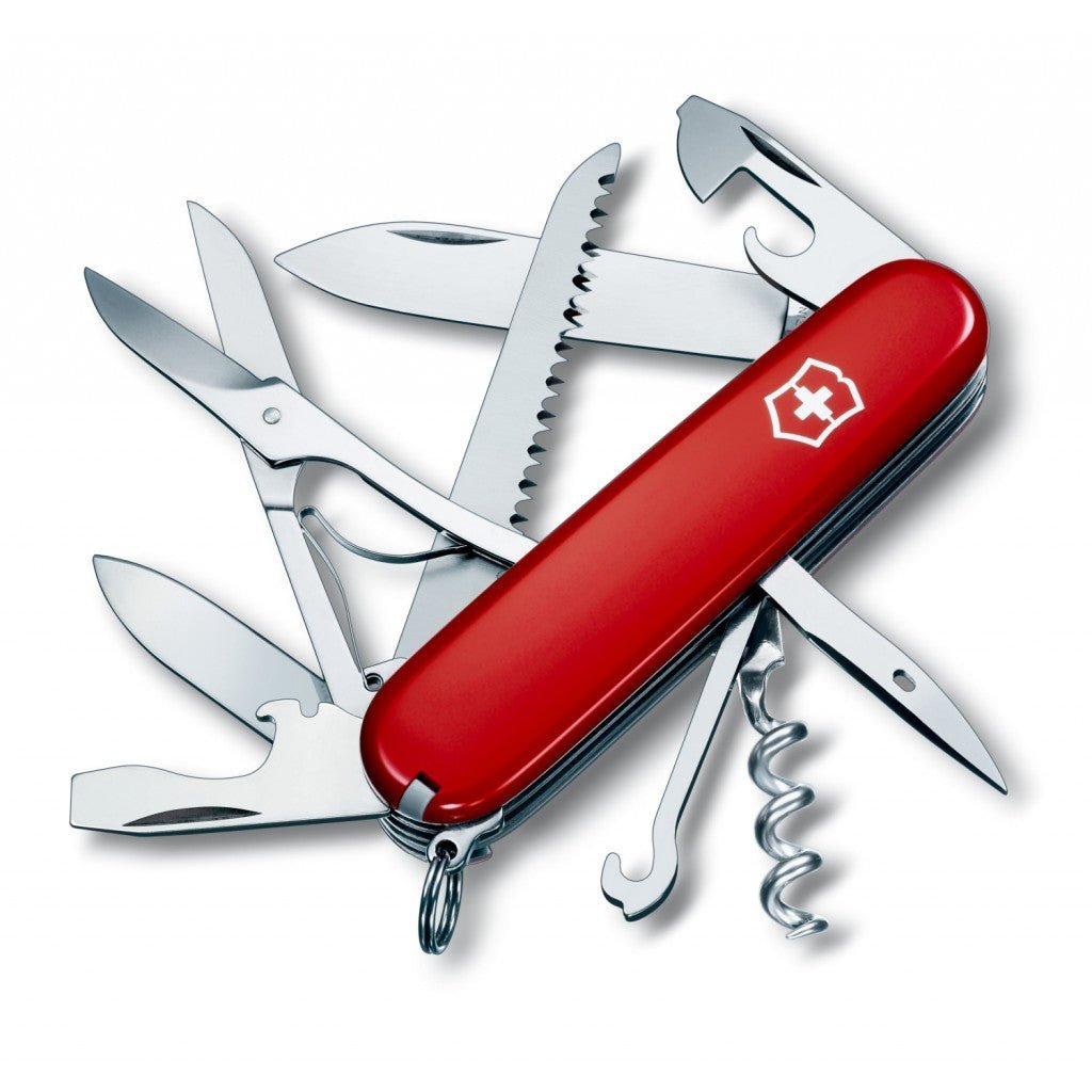 SWISS ARMY VICTORINOX 53201 1.3713 - 033 - X1 HUNTSMAN RED MULTI FUNCTION KNIFE - S&R KNIVES INC