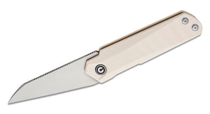 CIVIVI CIVC2005B2 KI-V PLUS IVORY G10 HANDLE NITRO-V STEEL OSTAP HEL WHARNCLIFFE FOLDING KNIFE