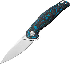 MKM MKMGCCFA GOCCIA M390 STEEL ARCTIC STORM CF HANDLE FOLDING KNIFE.