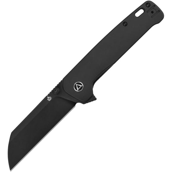 QSP PENGUIN PLUS QS130XLC BLACK TI HANDLE CPM-20CV STEEL FOLDING KNIFE.