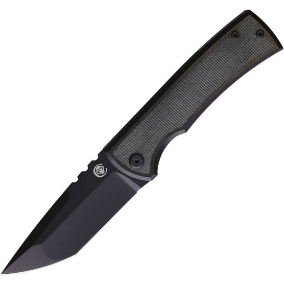 CHAVES ULTRAMAR CHAV005 229 KICKSTOP M390 STEEL BLACK TI HANDLE LEE WILLIAMS FOLDING KNIFE.