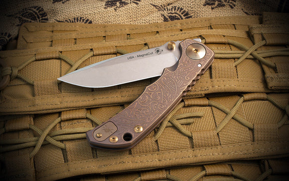 SPARTAN BLADES SF5RELIC HARSEY S.E. RELIC EDITION CPM-MAGNACUT FOLDING KNIFE.