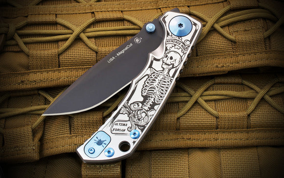 SPARTAN BLADES SF5MMORI HARSEY S.E. MEMENTO MORI EDITION CPM-MAGNACUT FOLDING KNIFE.