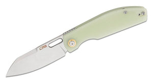 CJRB J1929NTG RAY LACONICO EKKO LINERLOCK AR-RPM9 STEEL JADE G10 HANDLE FOLDING KNIFE.