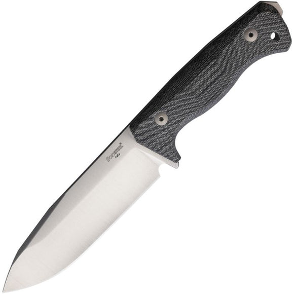 LION STEEL LSTT6CVB T6 CPM 3V STEEL BLACK MICARTA HANDLE FIXED BLADE KNIFE W/SHEATH