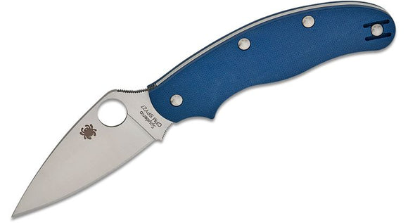 SPYDERCO C94GPCBL UK PENKNIFE COBALT BLUE SLIPJOINT CPM SPY27 STEEL FOLDING KNIFE.