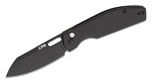 CJRB J1929BBST RAY LACONICO EKKO PUSH LOCK AR-RPM9 STEEL BKACK STAINLESS HANDLE FOLDING KNIFE.