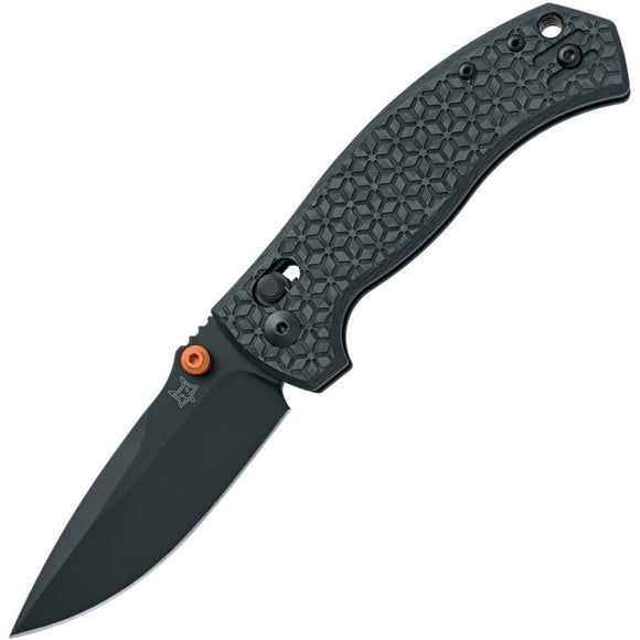 FOX FOX560CFOR ANZU VERSO LOCK PVD CPM MAGNACUT LES GEORGE ORANGE ACCENT FOLDING KNIFE.