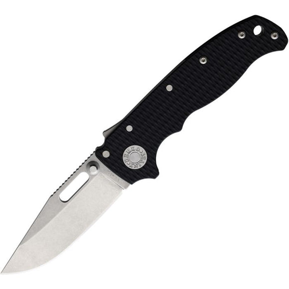 DEMKO KNIVES DEM09624 CPM-S35VN STEEL SHARK LOCK CLIP POINT BLACK G10 HANDLE FOLDING KNIFE.