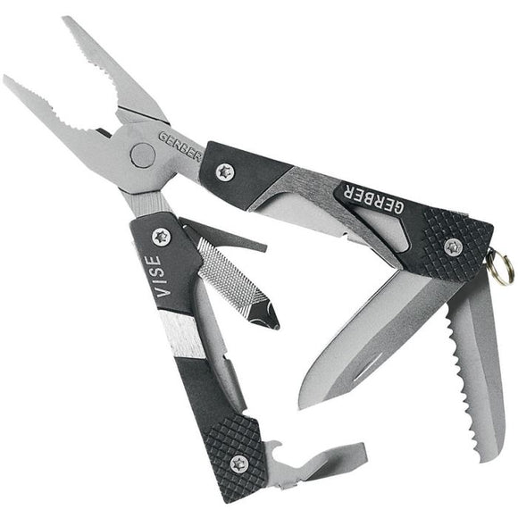 GERBER G0021 VISE POCKET TOOL BLACK STAINLESS MULTIFUNCTION TOOL