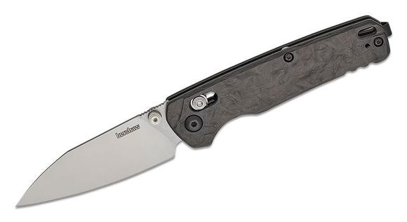 KERSHAW 6105CF BEL AIR CF HANDLE CPM-MAGNACUT STEEL DURALOCK TWO TONE FOLDING KNIFE.