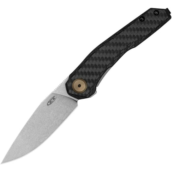 ZERO TOLERANCE 0545 ZT0545 CPM-MAGNACUT STEEL CF HANDLE FRAMELOCK FOLDING KNIFE