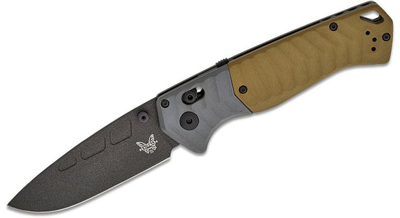 BENCHMADE 593BK PSK PERSONAL SURVIVAL KIT ASSISTED AXIS CPM-MAGNACUT OD G10 FOLDING KNIFE.