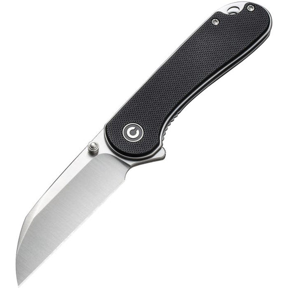 CIVIVI CIVC18062AF1 ELEMENTUM LINERLOCK BLACK G10 NITRO V WHARNCLIFFE FOLDING KNIFE.