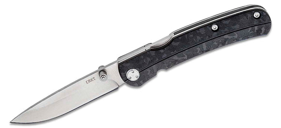 CRKT 6433 KITH NYLON JANDLE 8CR13MOV STEEL KEN STEIGERWALT DROP POINT FOLDING KNIFE.