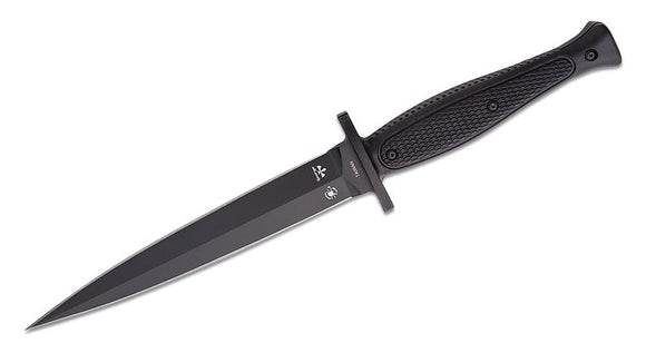 SPARTAN BLADES SBBL3BK GEORGE RAIDER DAGGER SK5 STEEL LES GEORGE FIXED BLADE KNIFE W/SHEATH.