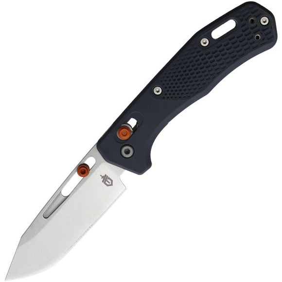 GERBER G1921 ASSERT PIVOT LOCK CPM-S30V STEEL GRAY NYLON HANDLE FOLDING KNIFE.