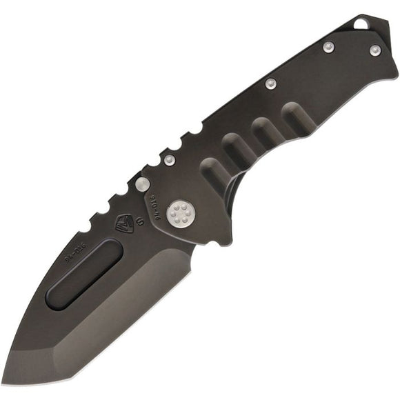 MEDFORD MD012SPT30PV PRAETORIAN BLACK PVD CPATED S35VN TANTO FOLDING KNIFE.