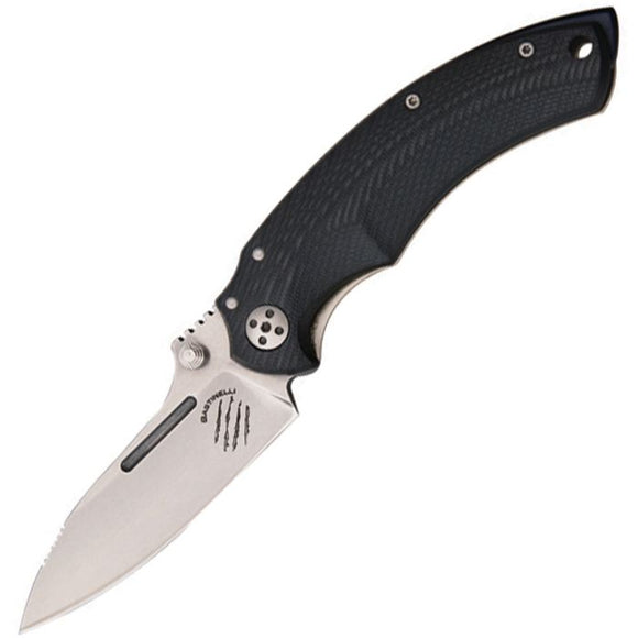 BASTINELLI CREATIONS BASBBR2IKBS BBR2 IKBS D2 STEEL TI HANDLE FOLDING KNIFE.