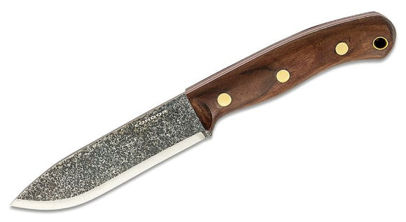 CONDOR CTK395447HC BISONTE 1095HC STEEL WALTER MATTHEWS FIXED BLADE KNIFE W/SHEATH.