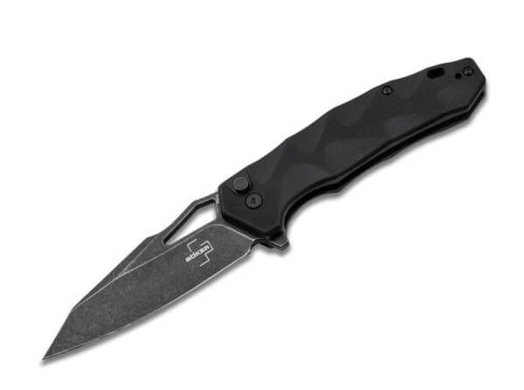 BOKER PLUS 01BO636 KIRKE NITRO V STEEL G10 HANDLE PUSHLOCK AL DE SANTIS FOLDING KNIFE.