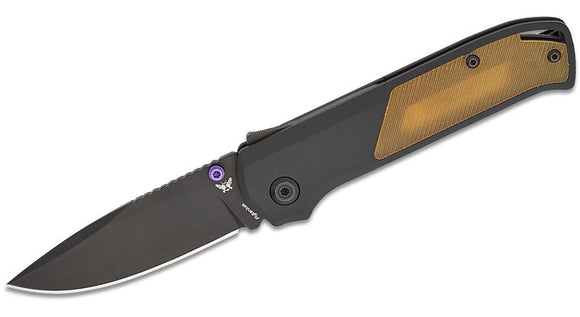 FLYTANIUL FLY1252 ARCADE SHARK LOCK ANDREW DEMKO S35VN STEEL BLACK ALUMINIUM WITH ULTEM HADLE FOLDING KNIFE.