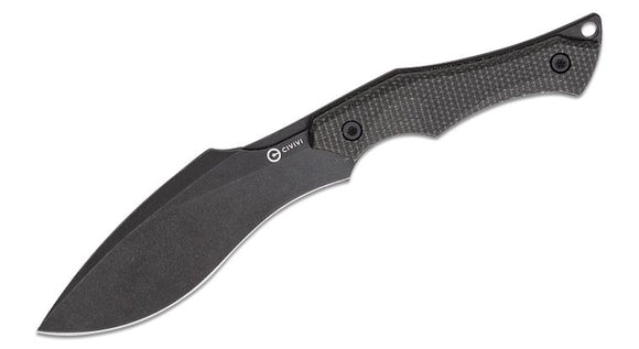 CIVIVI CIVC047C3 VAQUITA II NATHANEAL MATLACK NITRO V STEEL NECK CARRY FIXED BLADE KNIFE W/SHEATH.