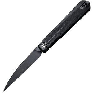 CIVIVI CIVC210191 CLAVI LINERLOCK BLACK G10 HANDLE NITRO V STEEL WHARNCLIFFE FOLDING KNIFE.