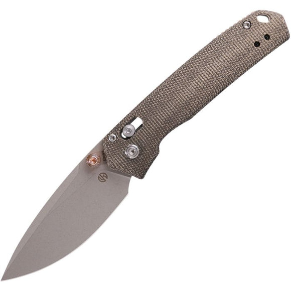VOSTEED VOSA2302 MINI PSYOP ELMAX STEEL NORPLEX MICARTA HANDLE FOLDING KNIFE.
