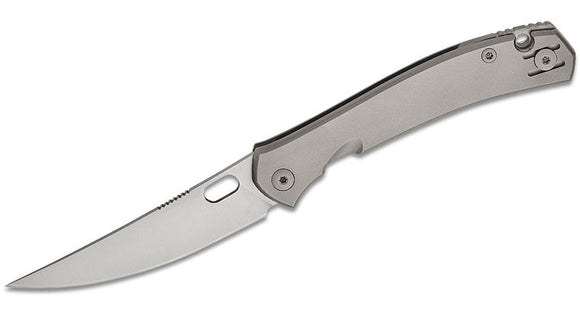 GIANT MOUSE ACE KNIVES BLEECKER CPM-MAGNACUT TI HANDLE BALL BEARING FOLDING KNIFE.